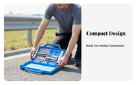 Emergency Use Flat Tire Repair Kit Portable Tubeless Tire Repair Kit Universal Fit for Beginners, Road Trip
