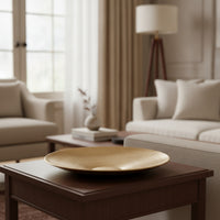 Metal Tray Antique Golden Aluminum Tray Decorative for Shelf