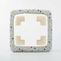Padded Needle-Frame Cover with Corner Protectors Velvety Hoop Guard Thick Craft Accessory Soft for Embroiderers
