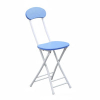 Foldable Padded foldable Chair With rear supportrest Portable Furniture Thickened Frame Temporary Seating Space-Saving for Students, Travelers, Dormitory, Dining Room, Balcony, Study
