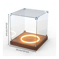Acrylic Basketball Display Case High Clearness Football Display Box Easy to Assemble Clear Sports Sports Memorabilia Holder for Collectors, Game Room