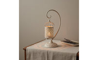 Vintage Metal Lantern Rustic Decorative Candle Lantern Sturdy Home Decor for Tea Room