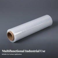 Black Pallet Stretch Wrap High Elasticity Black Stretch Wrap Sturdy Duty Wrapping Film Puncture Resistant Plastic Packing Roll