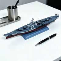 BB6868 Warship Figurine Completed Model 1:1000 Warship Model Desktop Display Naval Decor for Collectors, Desk