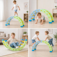 Sensory Integration Training Equipment Quarter Circle Kids Balance Beam Early Education Climbing Toy