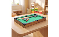 Tabletop Pool Table Space-Saving Tabletop Billiard Sturdy Table Toy for Kids, Family, Playroom, Indoor