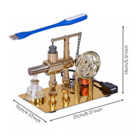 Thermal Engine Model Educational Engine Generator Model Scientific Demonstration for Teachers, Classroom, Home Study