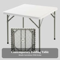 Multi-Purpose Folding Mahjong Table Portable Square Mahjong Table Collapsible Design Household Furniture Easy Setup for Families, Game Night Hosts, Campers, Dining, Outdoor Use, Social Gatherings, Camping