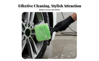 Car Wheel Brush Dense Bristles Wheel Cleaning Brush Versatile Hanging Hole Design