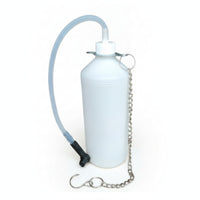 Fluid Collection Bottle with Silicone Tube Manual Brake Bleeder Bottle with Hose Oil Resistant Tool for Mechanics