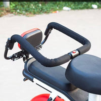 Child Seat Guard Rail with Latch Padded Cycle Safety Guard Rail Safety Fence Openable for Toddlers, Family Commutes