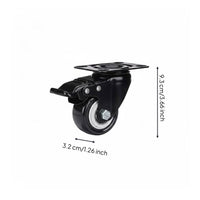 Nylon Plate Caster Effortless Rolling Mobility Hardware Heavy Duty