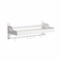 Space-Saving No-Drill Floating shelf Multi-Purpose Floating shelf Multipurpose Household Storage Minimalist Design for Homeowners, Decor hobbyists, Students, Bedroom, Living Room, Entryway, Kitchen