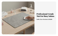 Waterproof Nail Art Table Mat Easy to Clean Double-Sided Manicure Pad Wear-Resistant for Manicurists, Beauty Professionals, Home