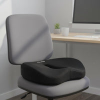 Viscoelastic Foam Seat Pad Slow Recovery Ergonomic Seat Pad Chair Pad Breathable Seating Accessory Pressure Relief for Motorists