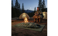 Warm Sleeping Bag Poncho Water-Resistant Hooded Sleeping Cloak Full Body Wrap Camping Poncho Quilt Insulated for Journey