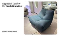 Modern and aesthetics rotate Armchair with Ottoman Comfortable Padding Lounge Chair Ergonomic home design Seating High support Assistance for Readers, homeowners, Adults, Living Room, Bedroom, perusing Corner, Office