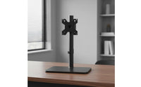 No-Drill Rotating Monitor Stand Heavy-Duty Computer Furniture VESA Compatible