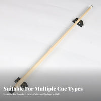 2 Pieces Double-Wheel Design Snooker Cue Straightness Tester Portable Cue Straightness Checker Lightweight