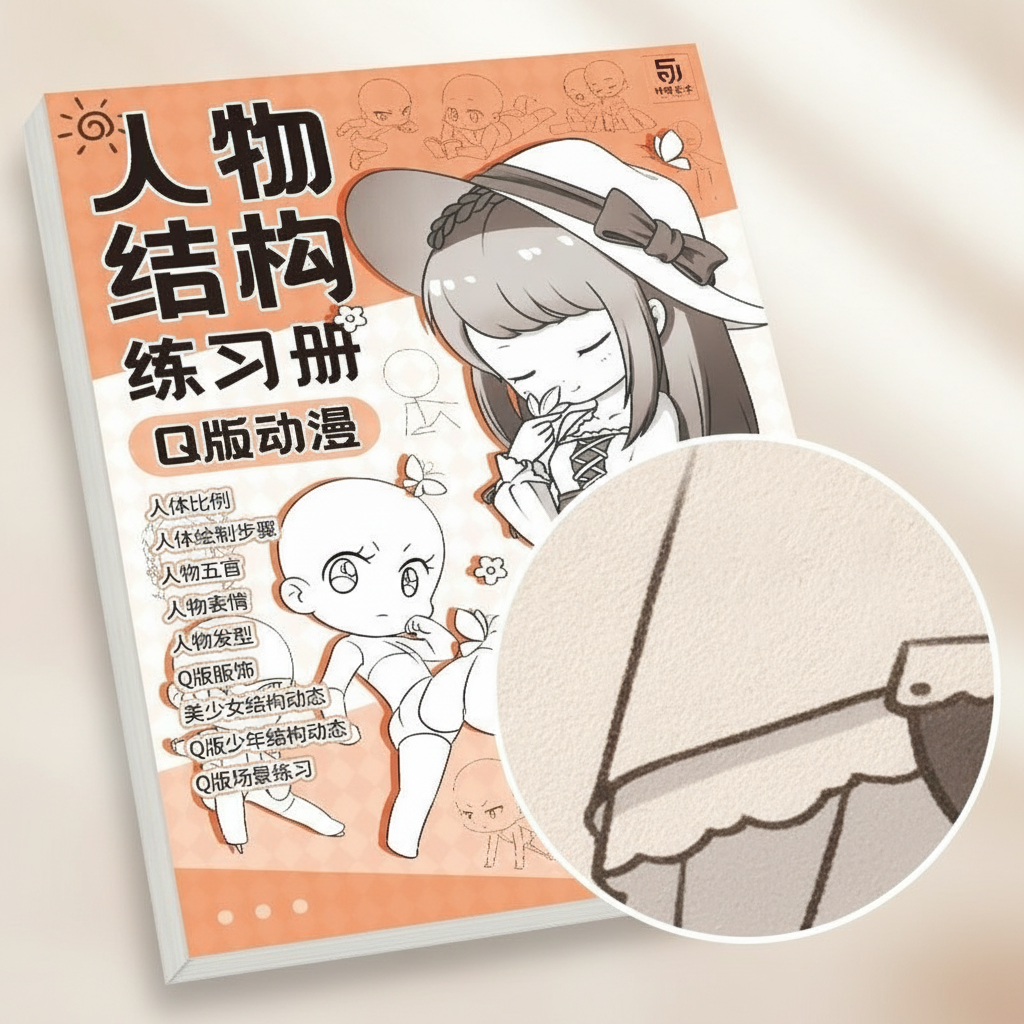 Figure Drawing Practice Book Set - Q-version Anime, Game Characters, Ancient Style, Dynamic Disassembly Tracing