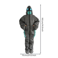 Alien Sleeping Bag Hooded Person-Shaped Sleeping Bag Lightweight Wearable Bedding for Camping