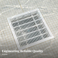 Safety Grille Design Swimming Pool Main Drain Long-Lasting Plastic Pool Floor Drain Cover Debris Blocker Water Return Outlet Cover Complete Set for Aquatic Pond Owners, Bathhouses, Spas