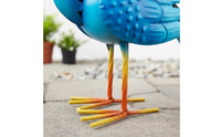 Outdoor Use Metal Peacock Statue Handmade Peacock Statue Rustic Look for Balcony, Patio