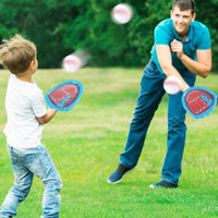 Outdoor Toss and Catch Game with Storage Bag Compact Toss and Catch Ball Game Set Long-Lasting Safe for Children, Backyard, Yard, Park