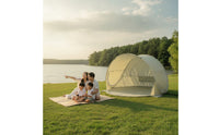 Open-Front Shelter Tent Quick Setup Compact Foldable Lightweight Fold-out Beach Tent Fold-up-up Beach Shelter for Park
