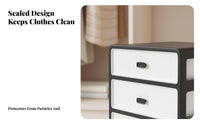 3 Pieces Underwear Organizer Set Compartmentalized Home Organization for Parents