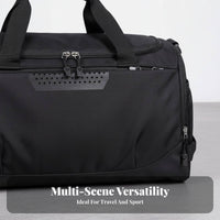 Shoe Compartment Athletic Duffel Wet and Dry Separation Gym Duffel Bag Waterproof Luggage for Journeyers, Athletes, Workout, Weekend Trips, Commuting