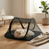 Lightweight Foldable Pet Tent Foldable Feline Mesh Tent