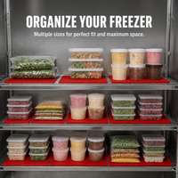 Commercial Refrigerator Freezer Mat Anti-freeze Display Cabinet Liner Cold Storage Non-slip Pad