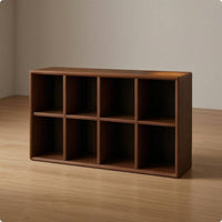 floor Storage Cabinet Double-Layer Bookshelf Thick Board Home Furniture for Living Room