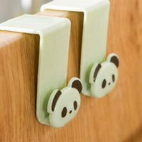 Closet and Cabinet Door Hanger Hook for Efficient Storage, Lightweight for Dorm Room Students, Thickened No-Drill Rack