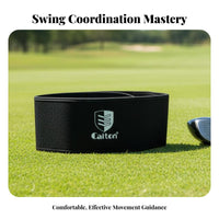 High Elastic Material Golf Swing Training Aid Develops Muscle Memory Waist and Arm Swing Guide Easy to Use for Home Practice, Driving Range