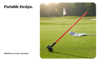 Easy to Attach Golf Chipping Coach Beginner-Friendly Chipping Practice Aid Portable Swing Plane Training Aid Lightweight for Beginners, Amateur Golfers, Driving Range