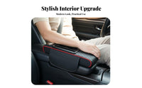 Armrest Heightening Pad Universal Fit Car Armrest Storage Box Elbow Support Multifunctional Center Console Organizer for Families, Ride-Share Drivers