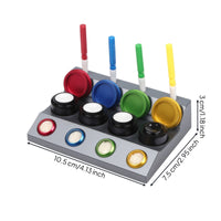 Watch Repair Oil Dish with Pens Professional Watch Oil Cup Stand with Pens Desktop Tool for Watchmakers