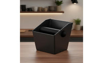 Espresso Puck Box Removable Espresso Bar Espresso Grounds Container Non-Slip Espresso Grounds Bin for Home Baristas, Kitchen Countertop