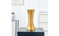 Gold Resin Vase Wide Base Table Ornament Centerpiece