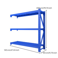 1 Piece Storage Shelf Freestanding Shelving Heavy Duty Metal Shelving Unit Multi Layer Storage Rack Durable Steel Construction Adjustable Modular Suitable for Warehouse Garage Retail Store Workshop