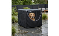 Arched Opening Canine Crate Cover Crate Cover Opaque Dog Crate Cover Flat Top Pet Accessory Rectangular Fit