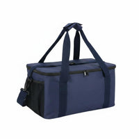 Waterproof Camping Cookware Organizer Oxford Cloth Camping Equipment Bag Mesh Pocket Cookware Storage Bag Zippered