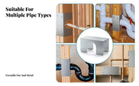 2 Pieces Double Post Shoe Inspector Approved Post Reinforcement Plate Pipe Protection Plate Code Compliant Framing Accessory