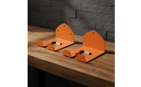 2 Pieces Wall Mount Tool Wall-Mounted Storage Saving Organizer Tool Hook for Garage