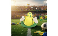 Internationals Soccer Tournament Fan Hat Soft Knitted Sponge Football Cheer Hat Lightweight Cap for Sports Events, Watch Parties, Stage Shows