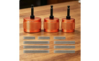 3 Pieces Copper tube Cleaner Set Wear-Resistant Copper tube Cleaning Tool Construction Tube Cleaning Brush for Heating and Cooling Technicians