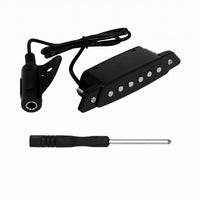Attach on Soundhole Pickup Rectangular Attach on Guitar Pickup and Metal Musical Accessory