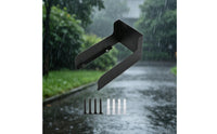Cold-Rolled Steel Weatherproof Entry Chime Cover Matte Finish Entry Chime Rain Cover